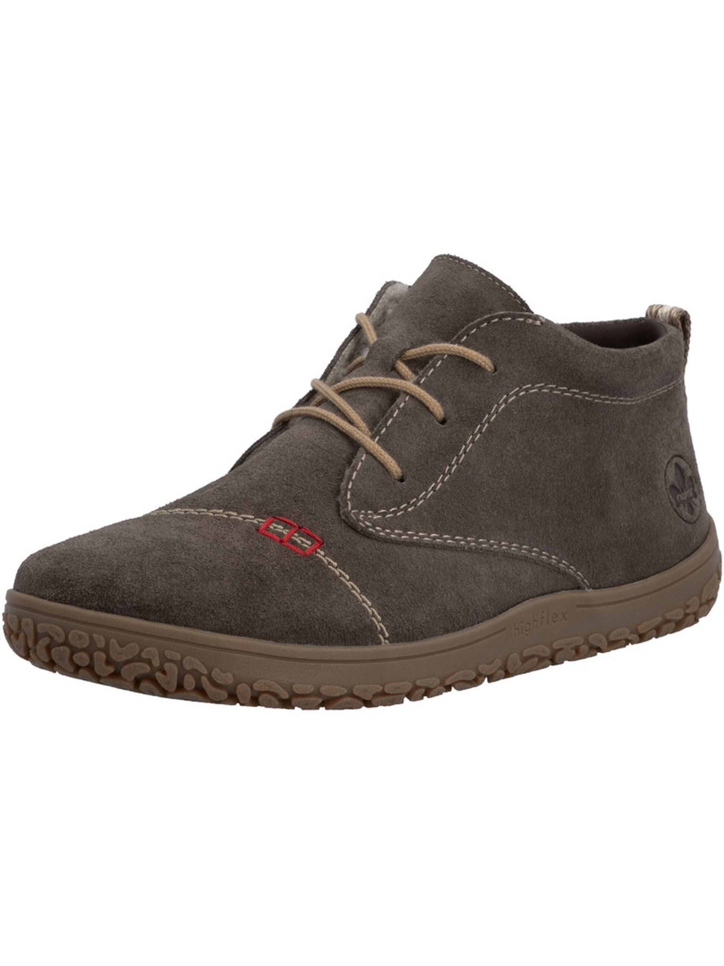 Chaussure à lacets Rieker en marron : devant