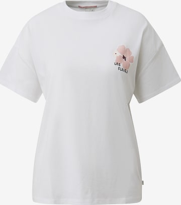 QS T-Shirt in Weiß: Vorderseite