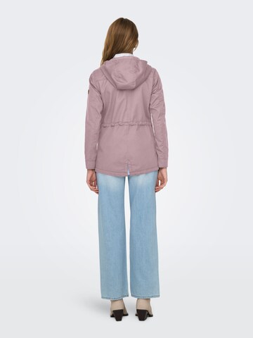 ONLY Between-seasons parka in Purple