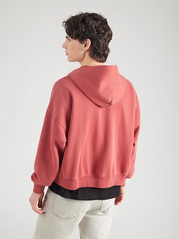 Giacca di felpa di Abercrombie & Fitch in rosso