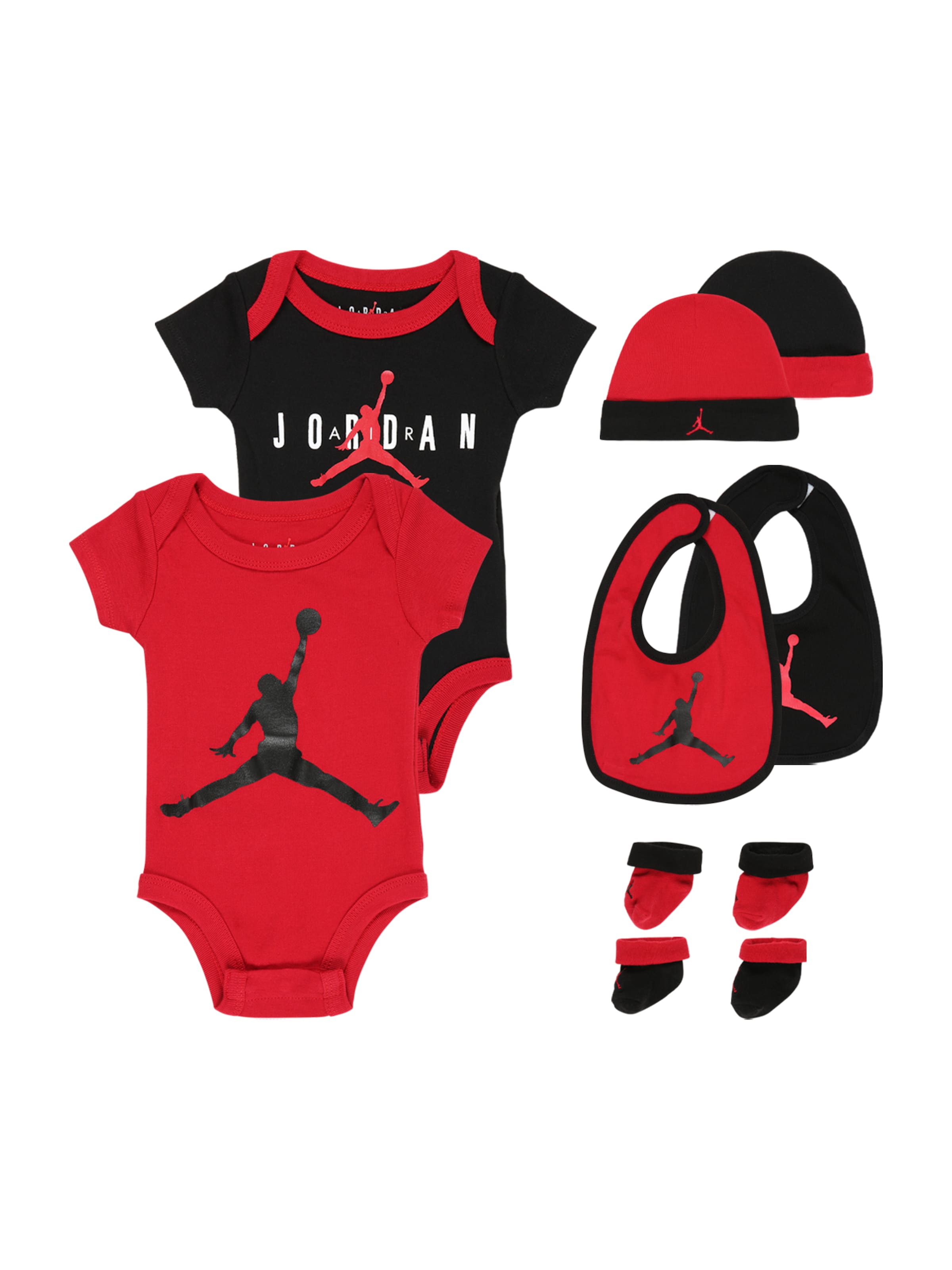 Abbigliamento Neonati Jordan Set in Rosso 
