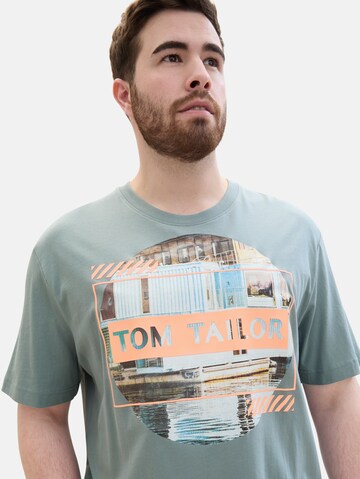 TOM TAILOR Men + Тениска в синьо