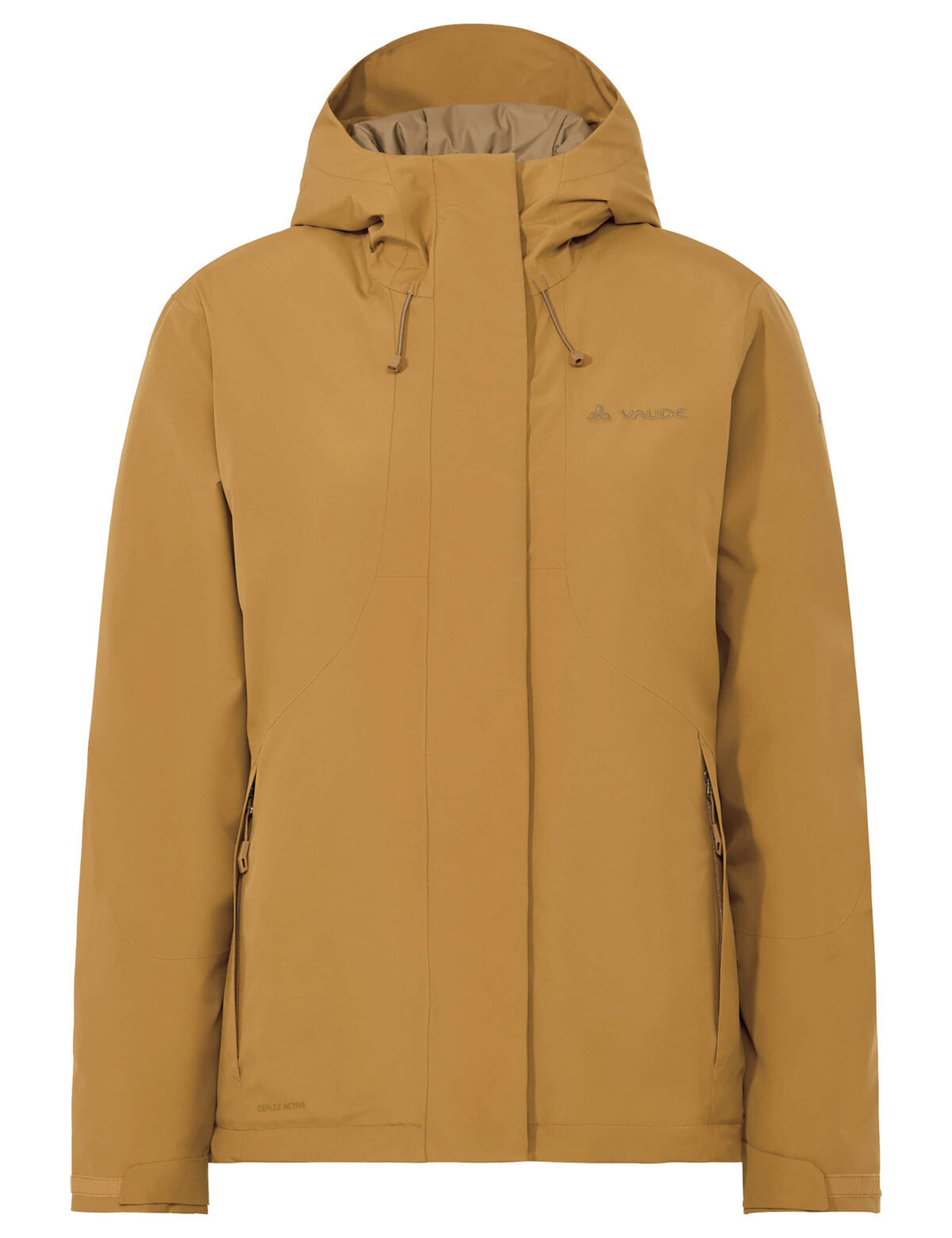VAUDE Outdoorjacke 'Rosemoor II' in Braun: Vorderseite