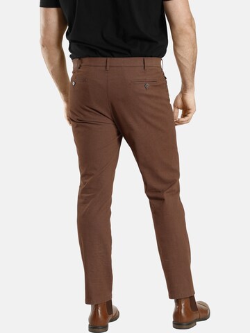 Regular Pantalon ' Baron Galmy ' Charles Colby en marron