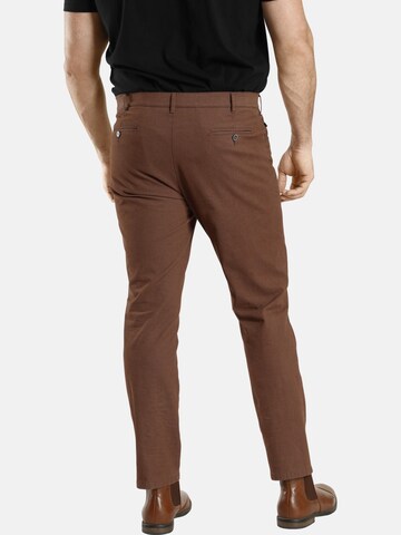 Charles Colby Regular Pants ' Baron Galmy ' in Brown