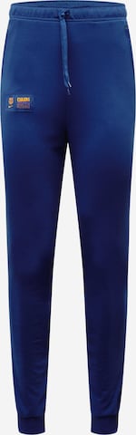 NIKE Tapered Sportbroek 'FC Barcelona' in Blauw: voorkant