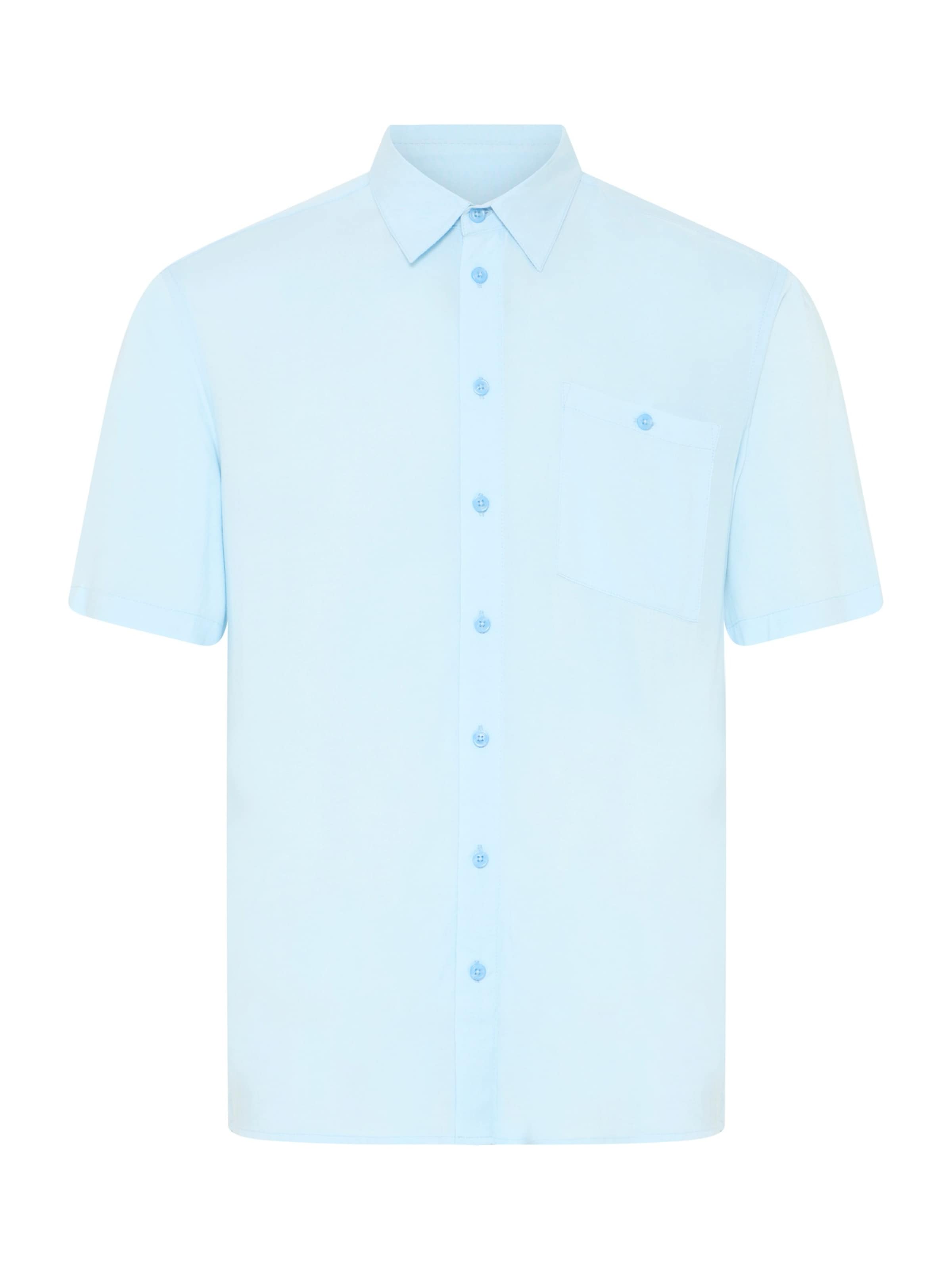 BLEND Regular fit Button Up Shirt in Blue: front