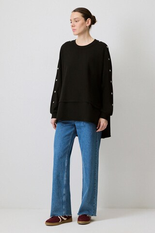 Touche Prive Sweatshirt in Black