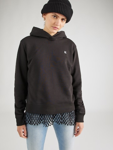 Calvin Klein Jeans Sweatshirt i svart: framsida