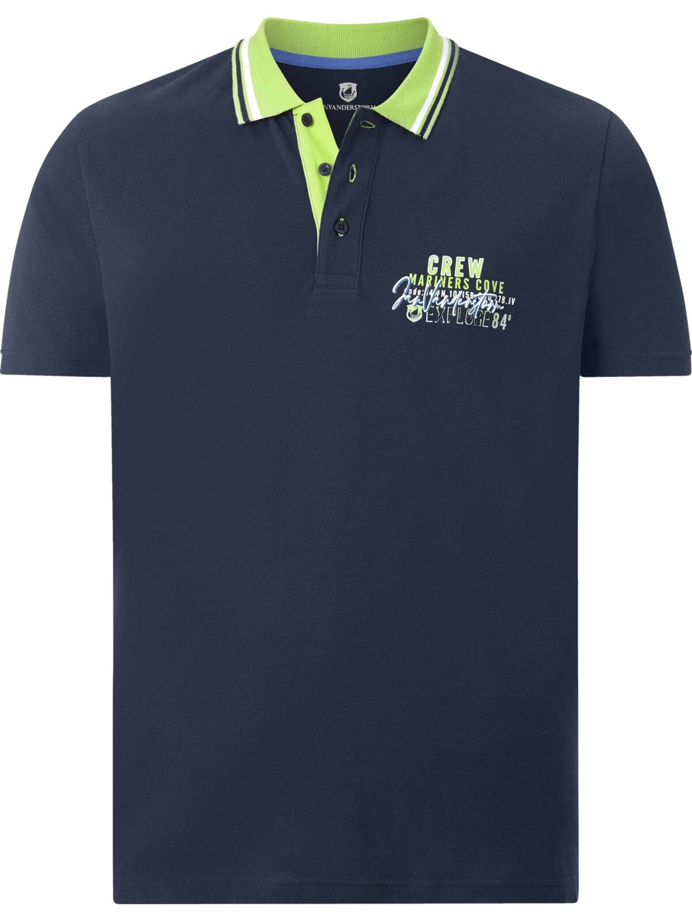 Jan Vanderstorm Poloshirt 'Teofil' in Blau