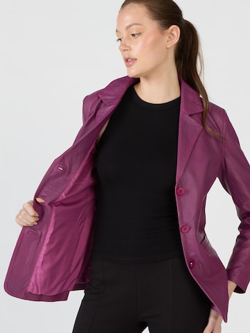 JCC Lederblazer in Pink