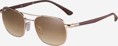 Ray-Ban Lunettes de soleil '0RB3670' en marron / or, Vue avec produit