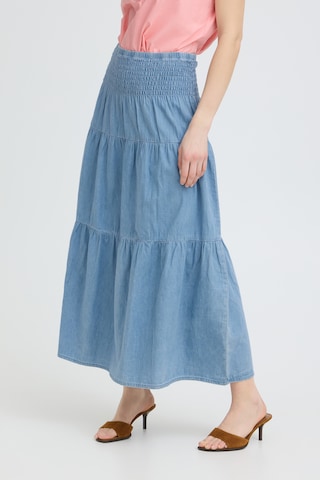 Pulz Skirt 'PZJILL' in Blue: front