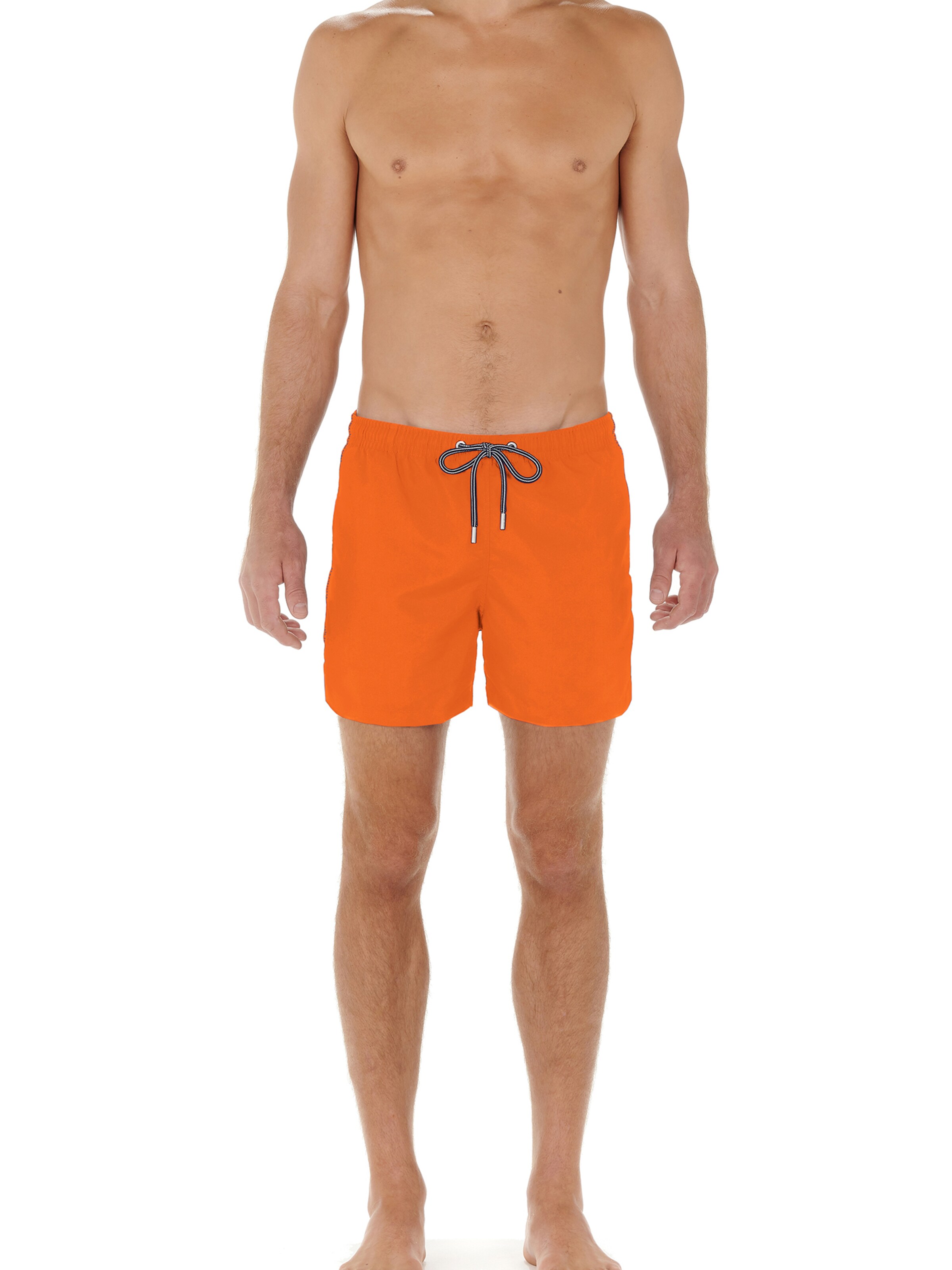 HOM Zwemshorts ' Sea Life ' in Oranje: voorkant