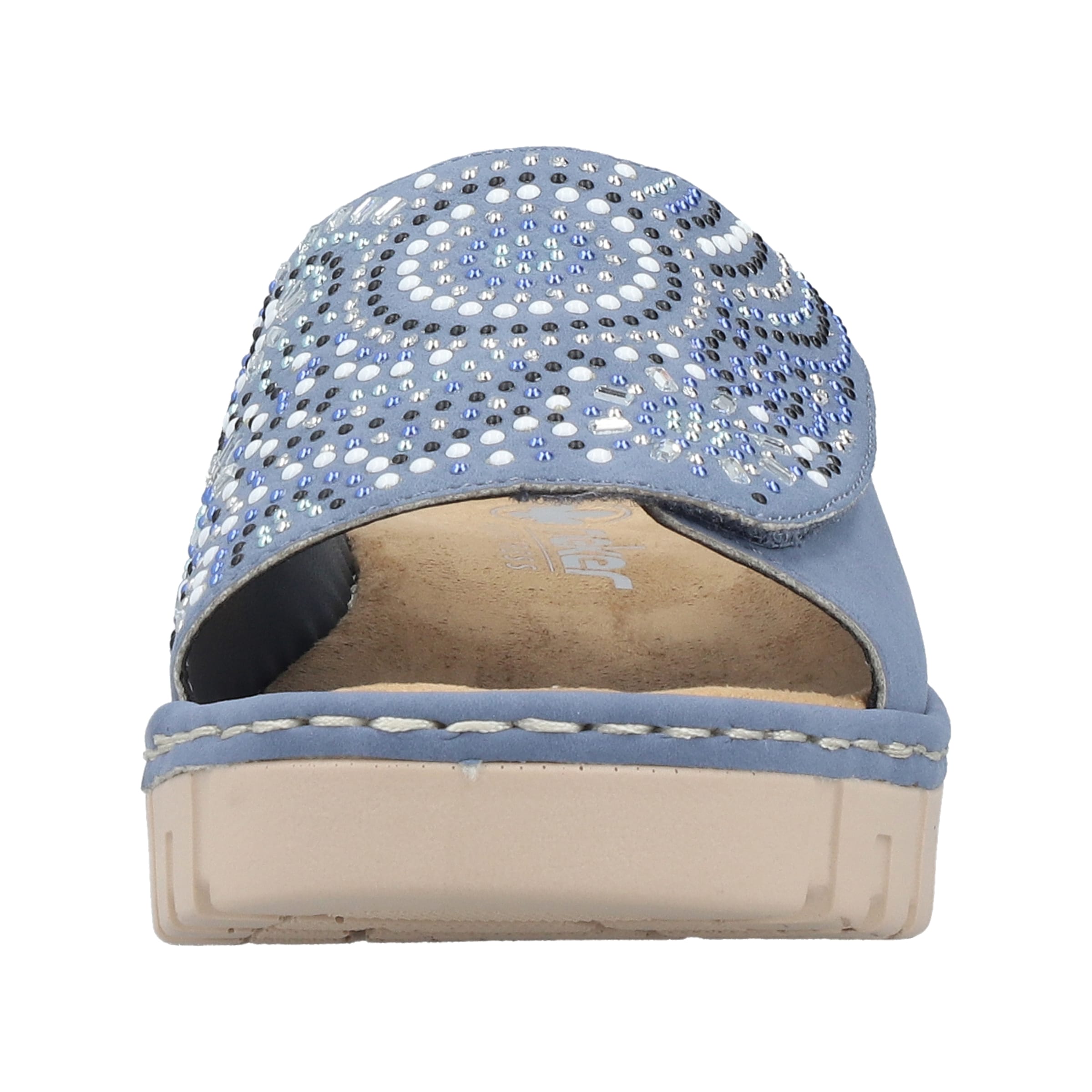 Rieker Mules 'V1395' in Blue