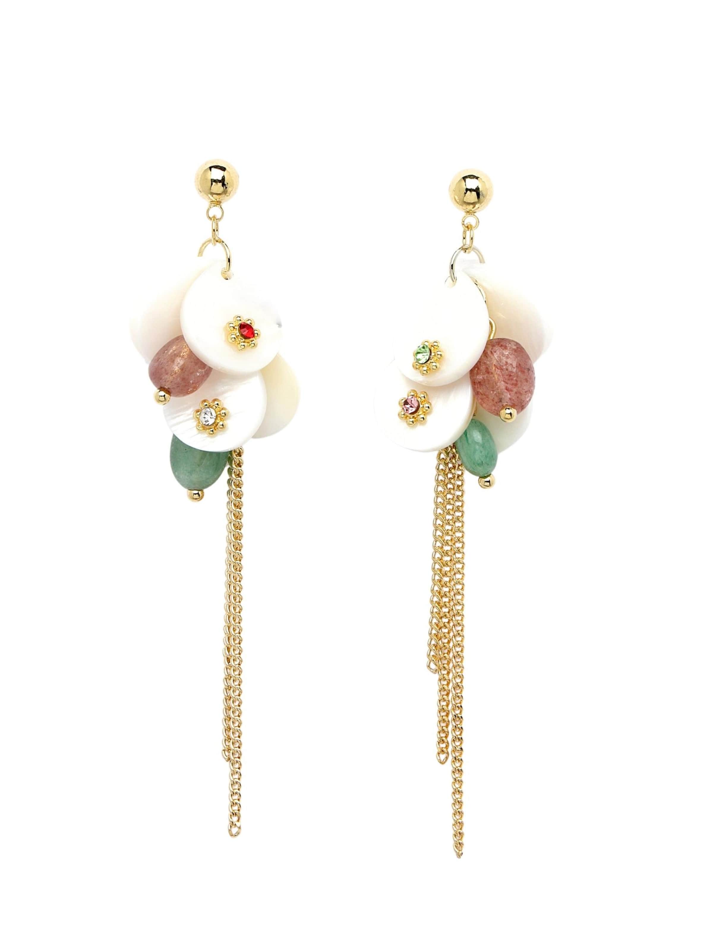 AVANT-GARDE PARIS Earrings 'Janama' in Gold: front