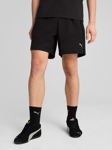 PUMA Loose fit Pants 'Pumatech' in Black: front
