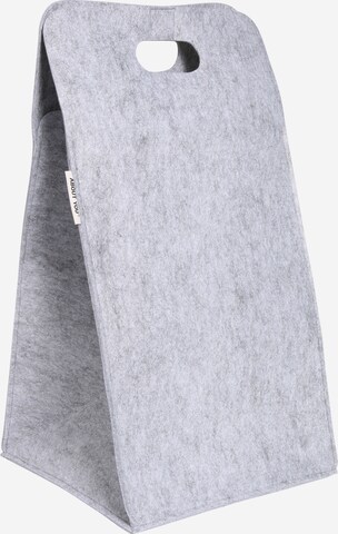 ABOUT YOU Laundry Basket 'Filztasche' in Grey: front