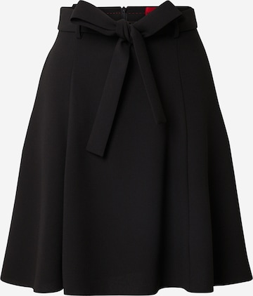 HUGO Spódnica 'Risima' w kolorze czarny: przód