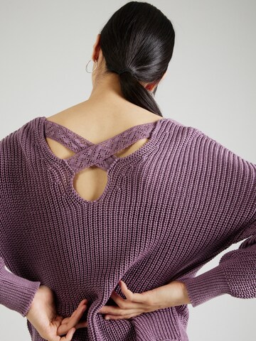 ABOUT YOU Sweater 'Sharon' in Purple