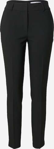 Coupe slim Pantalon 'SLFRITA' SELECTED FEMME en noir : devant