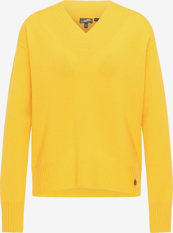DreiMaster Vintage Sweater in Yellow: front