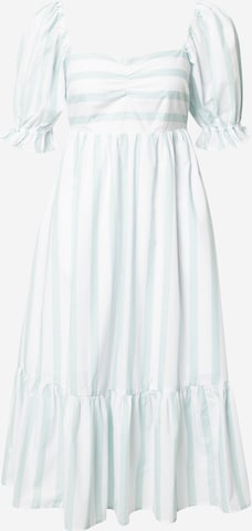 Robe Abercrombie & Fitch en blanc : devant