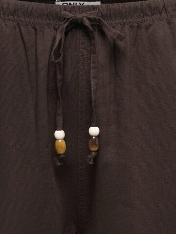 ONLY Baggy Trousers 'Isola' in Brown: front