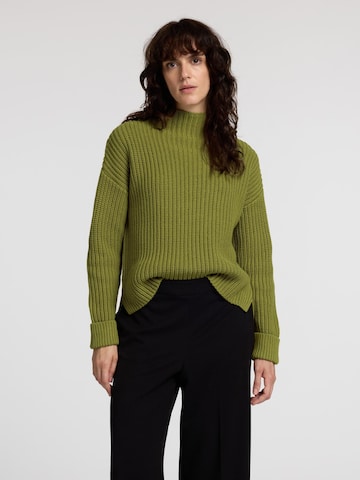 SELECTED FEMME Sweater in Green: front