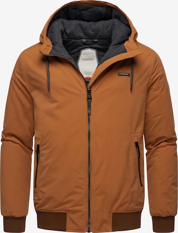 Ragwear Winter Jacket 'Maddy' in Brown: front