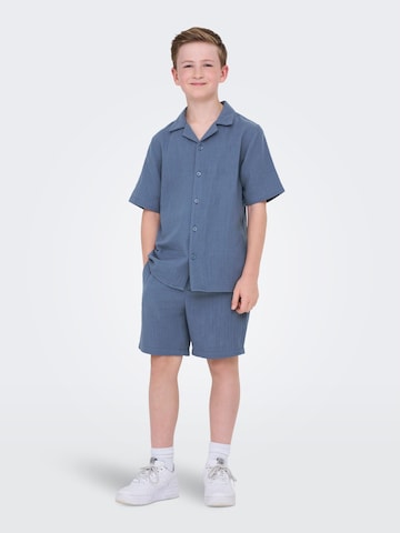 Only & Sons Junior Regular Trousers 'OSJTel-Pas' in Blue