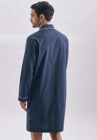 SEIDENSTICKER Pyjama kort 'Schwarze Rose' in Blauw