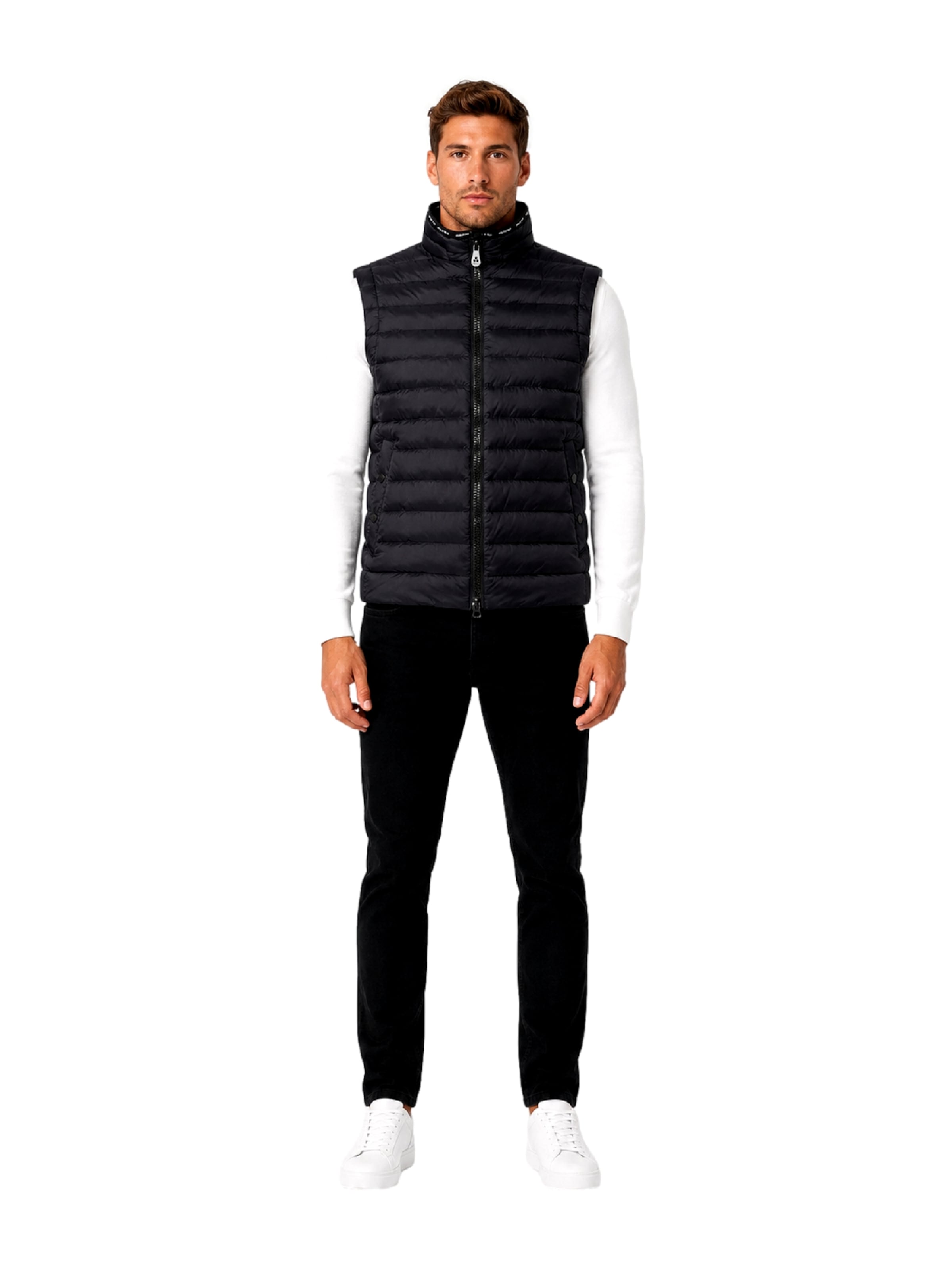 Gilet 'Moise' Peuterey en bleu : devant