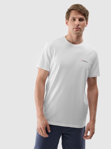 T-Shirt fonctionnel 4F en blanc : devant