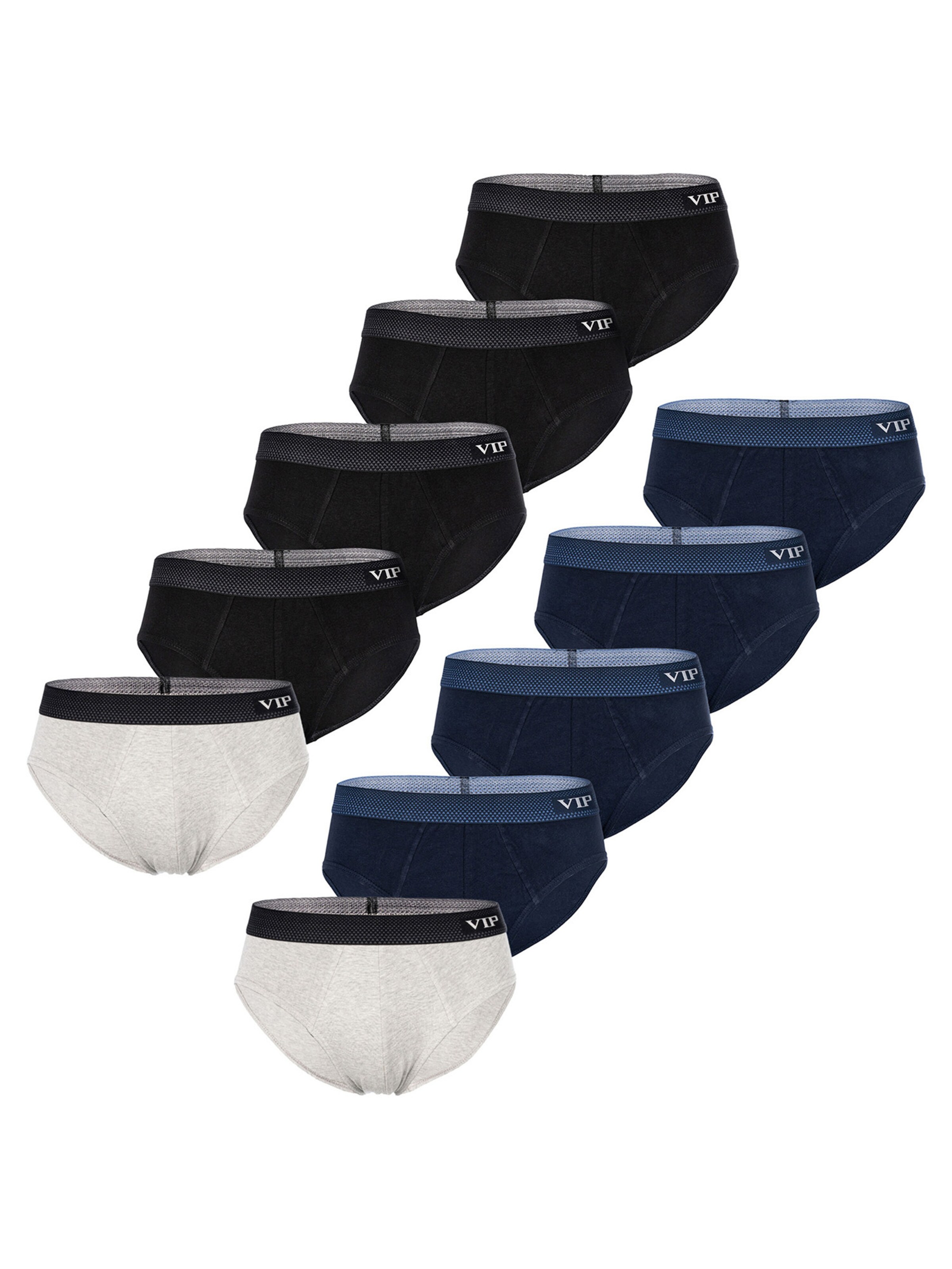 VIP Slip ' Premium Jersey Stretch ' in Blauw: voorkant
