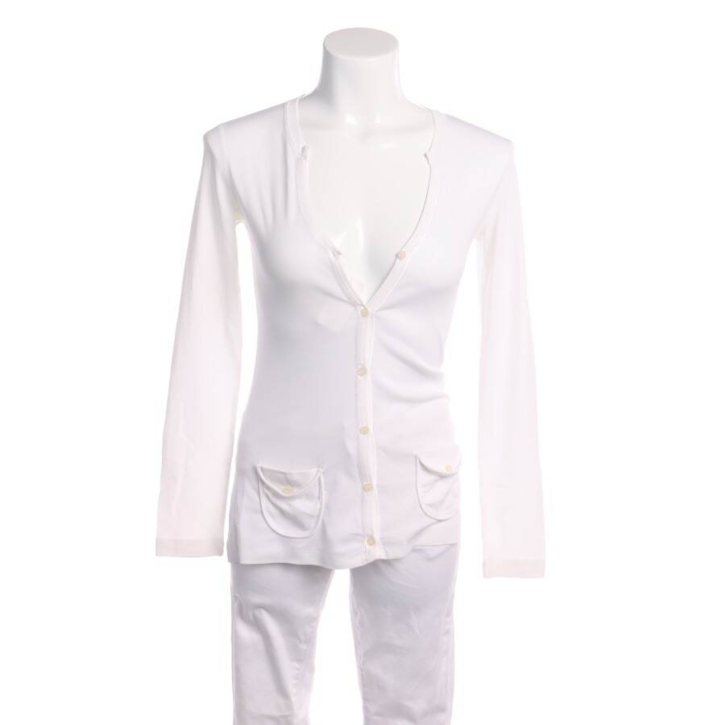 Marc Cain Sweater & Cardigan in S in White: front