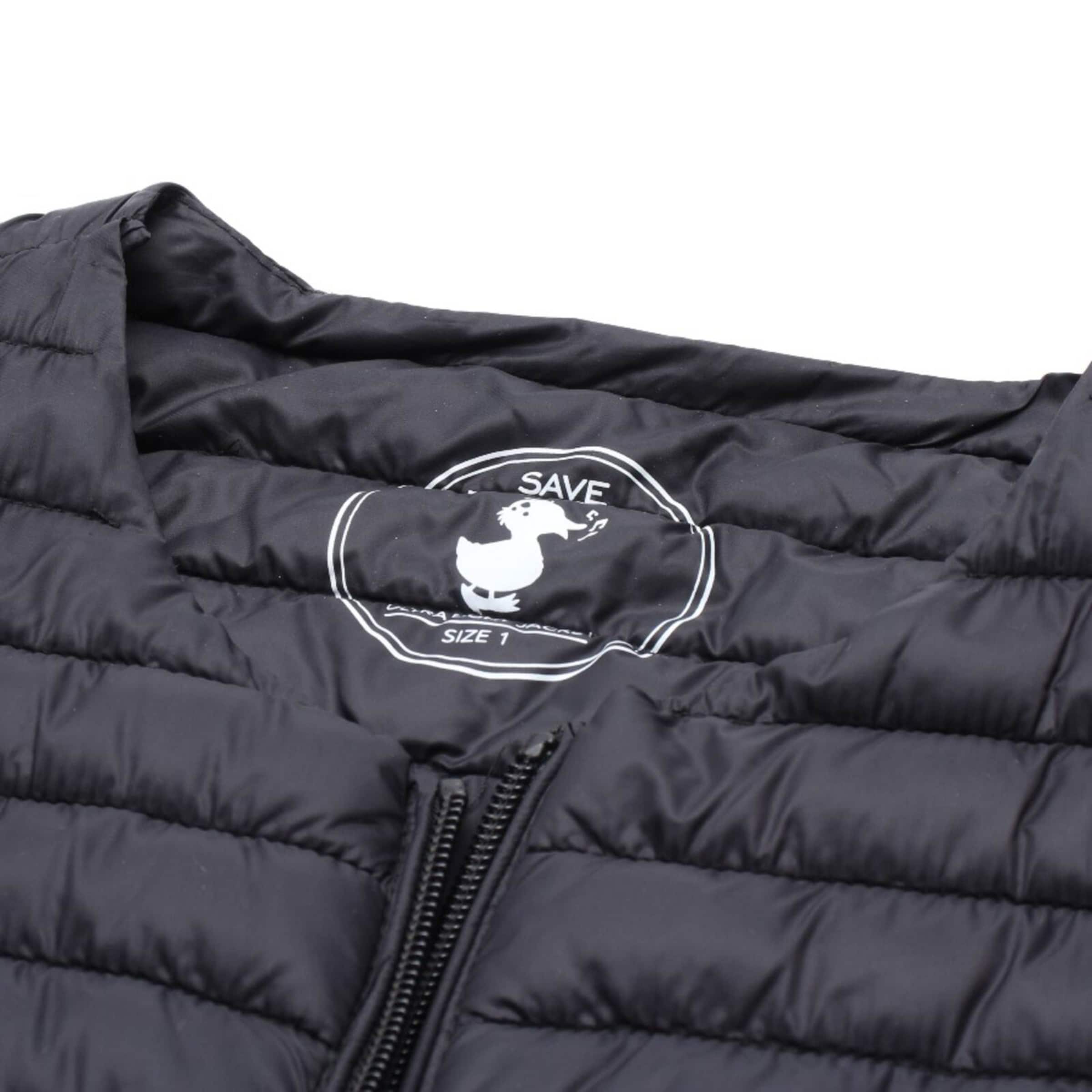 SAVE THE DUCK Jacket & Coat in S in Black