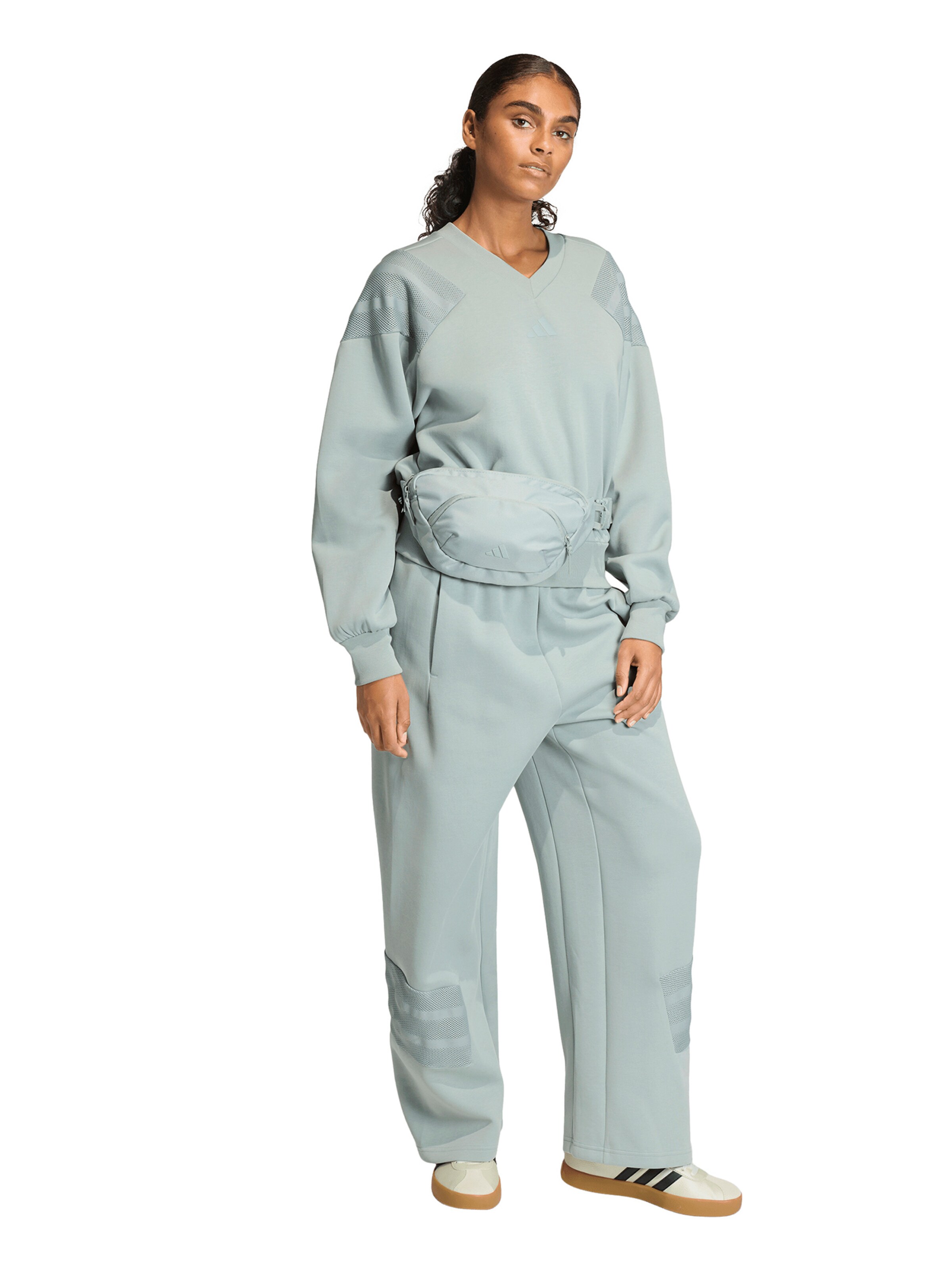 Wide Leg Pantalon de sport 'Future Icons' ADIDAS SPORTSWEAR en vert