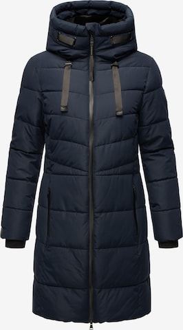 MARIKOO Winter coat 'Natsukoo XVI' in Blue: front