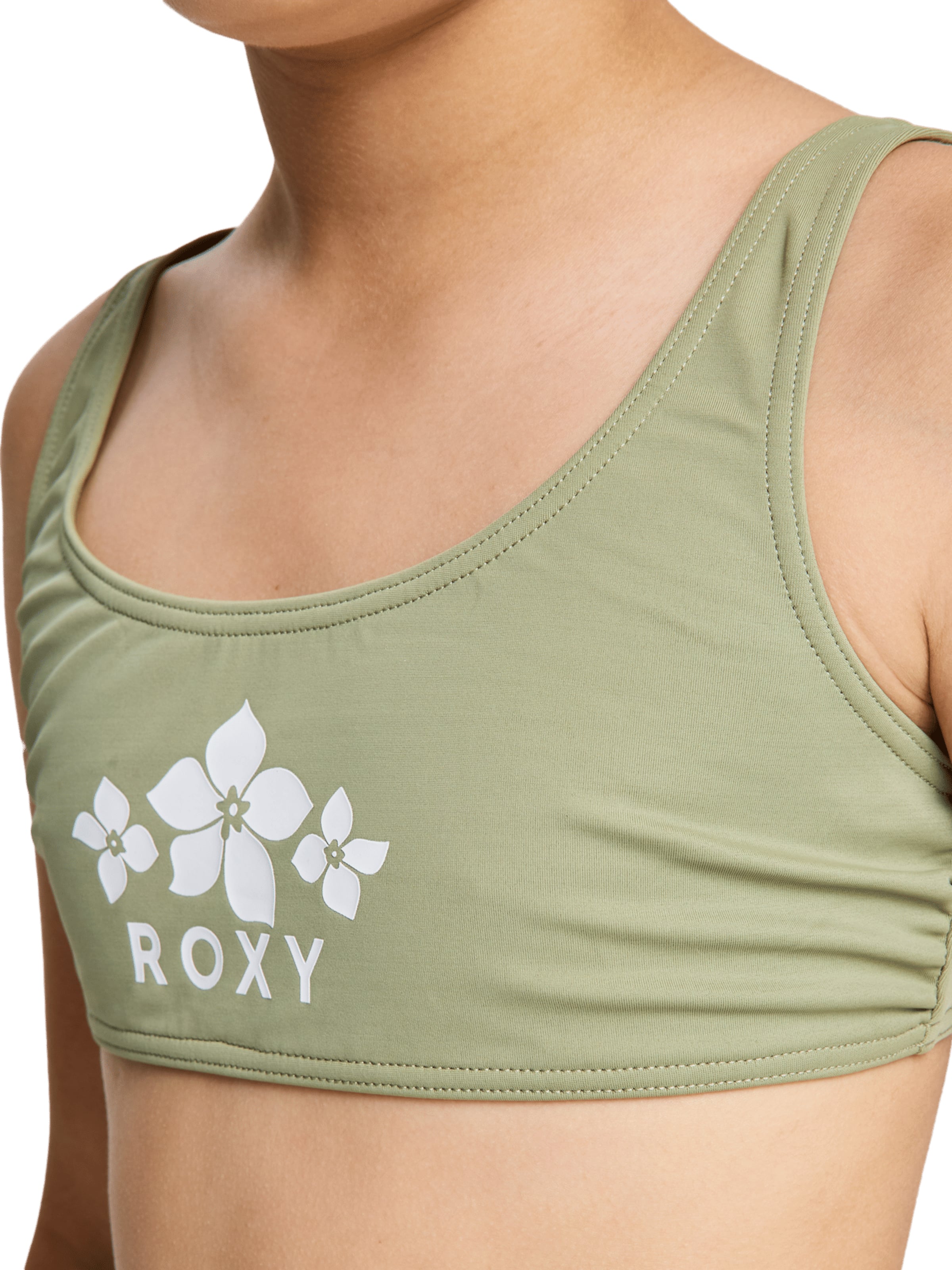 ROXY Bralette Bikini 'Solid Active' in Green