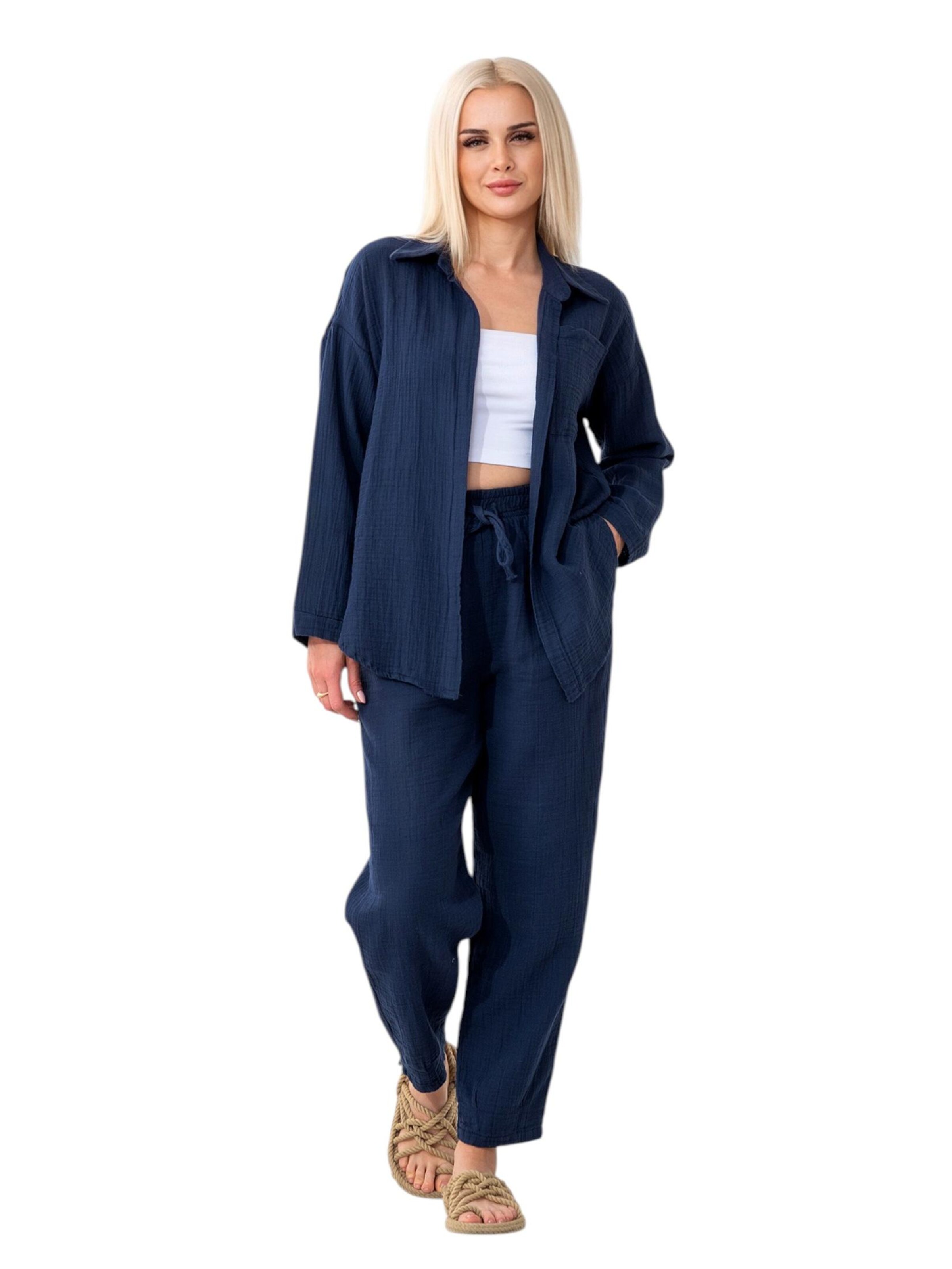 WENOR - Blusa 'NALYA' en azul