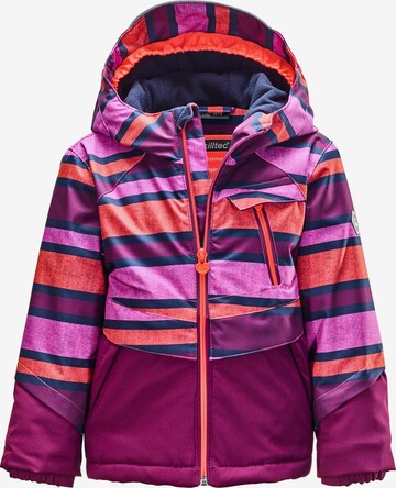 KILLTEC Outdoorjacke in Lila: predná strana