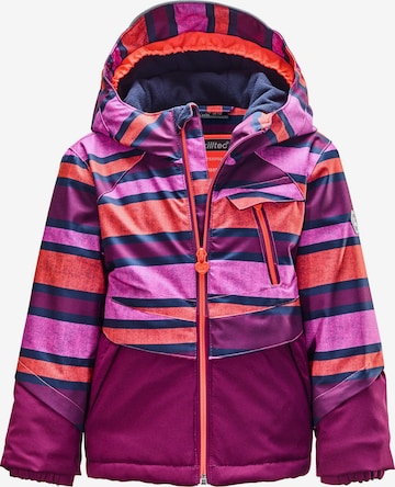 KILLTEC Outdoorjacke in Lila: predná strana