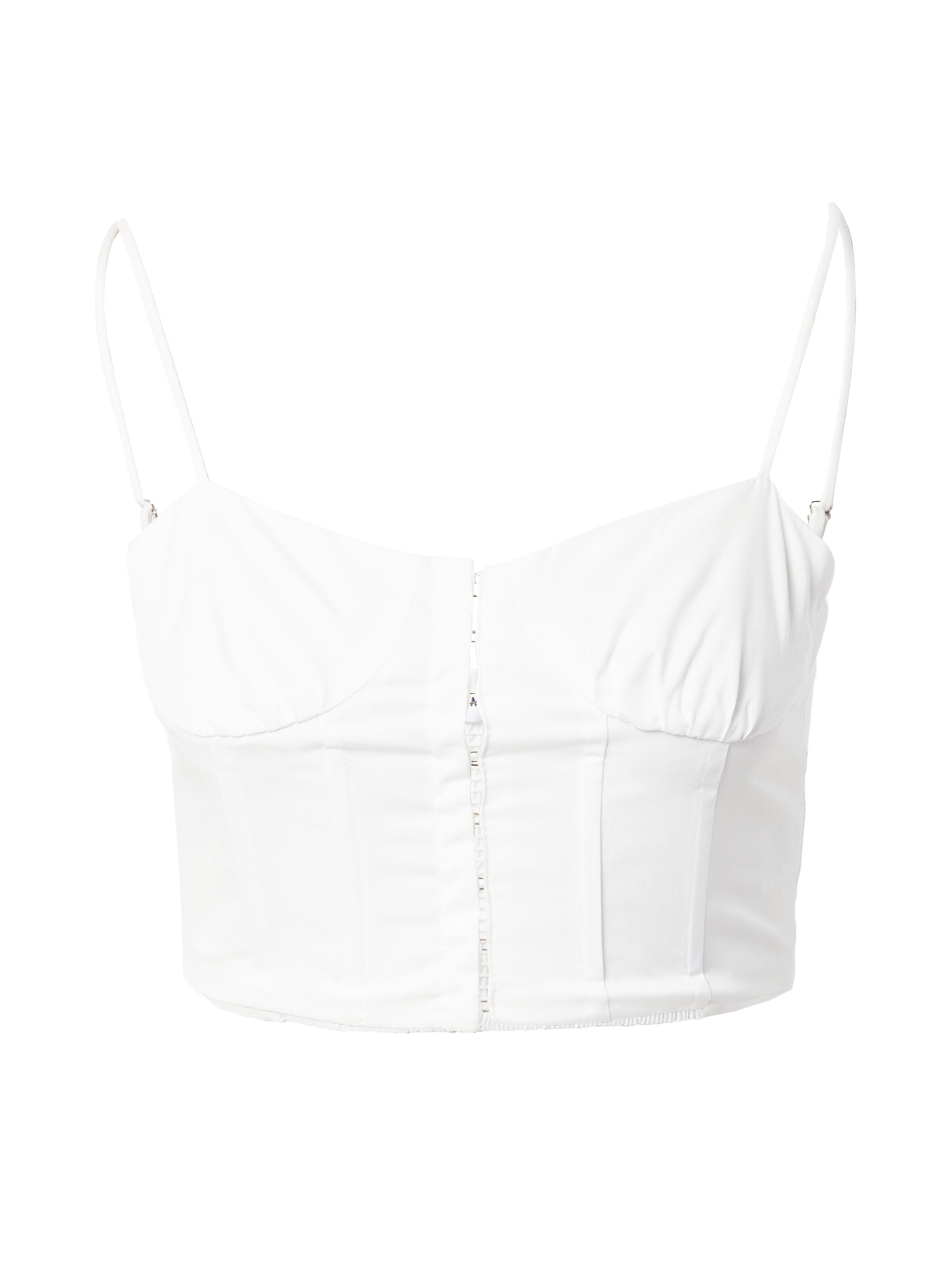 GLAMOROUS Τοπ σε λευκό: μπροστά