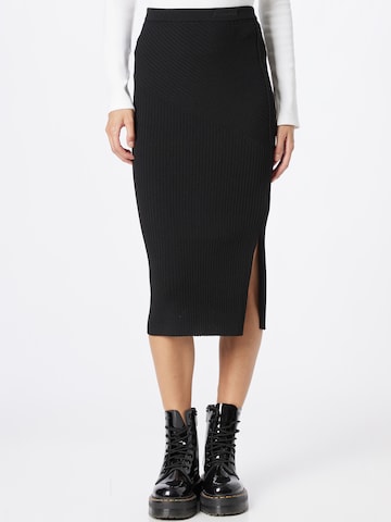 Calvin Klein Spódnica w kolorze czarny: przód