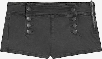 Coupe slim Jean Bershka en gris : devant