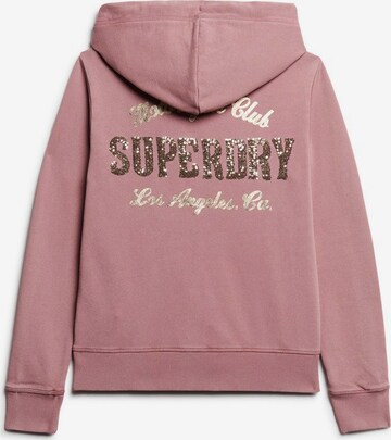 Veste de survêtement Superdry en rose