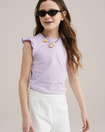 WE Fashion Shirt in Purple: front