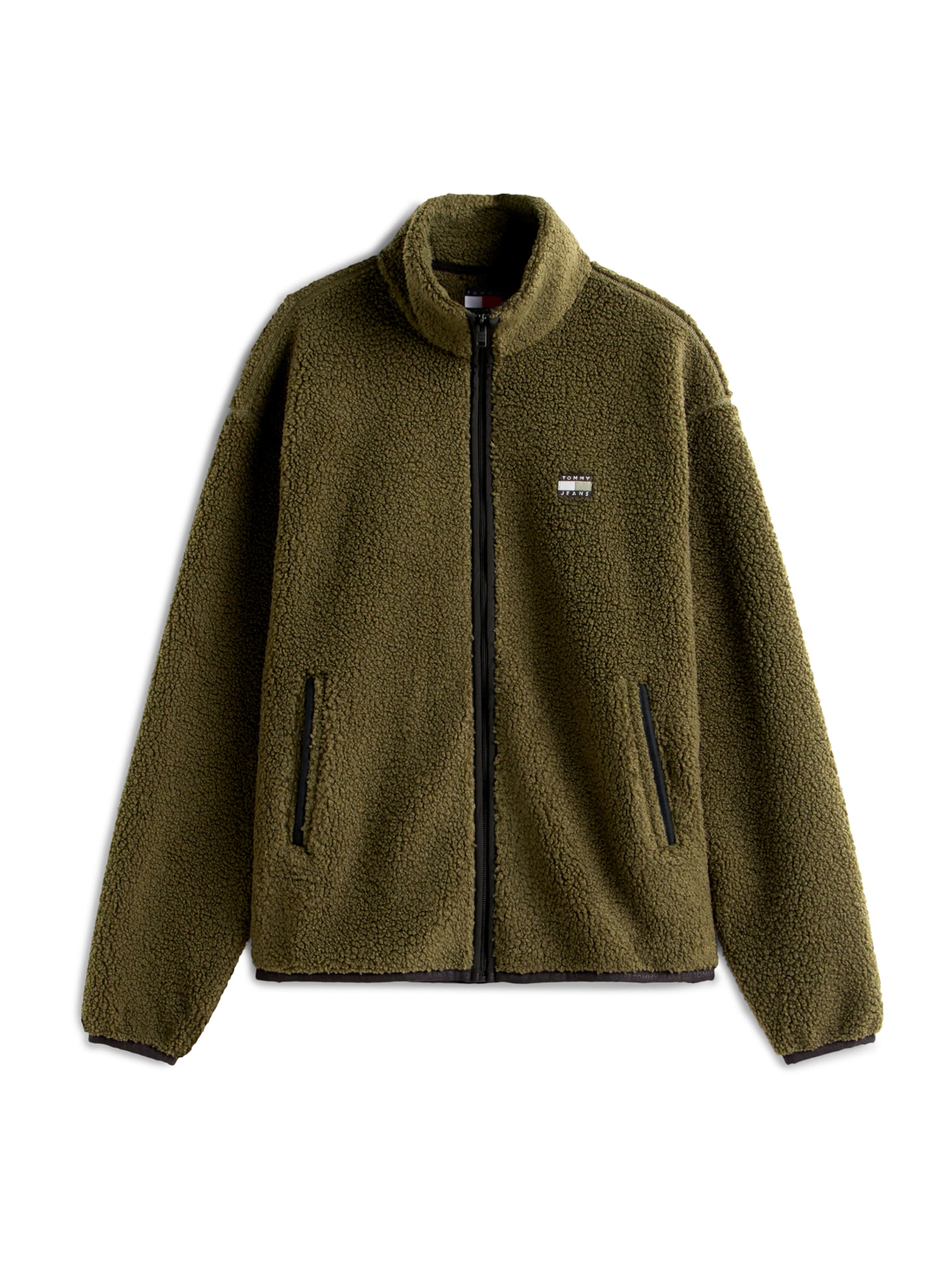 Tommy Jeans - Casaco meia-estação em verde: frente