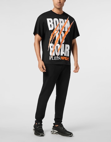 Plein Sport - Camiseta 'Scratch' en negro